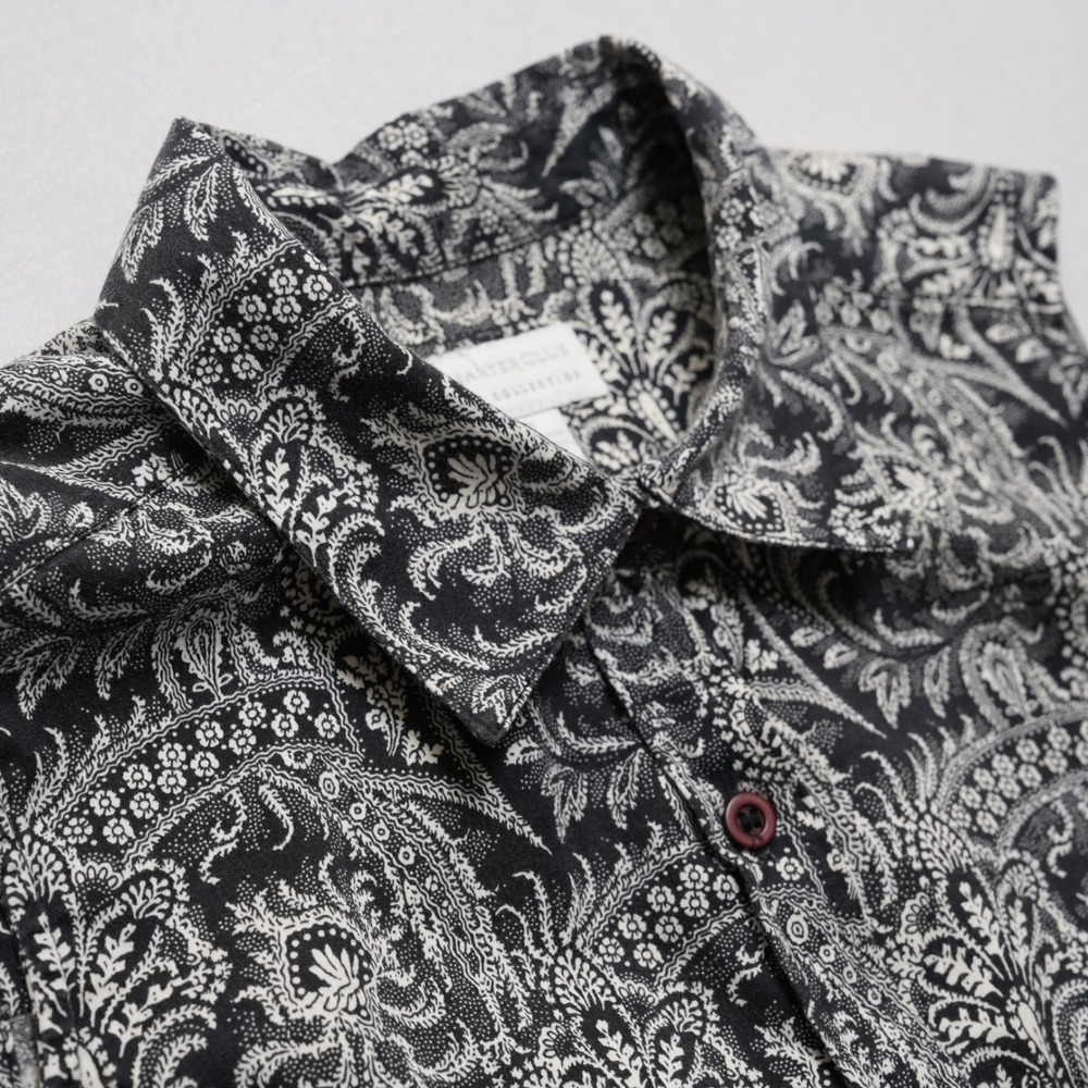 Charter Club Golf Collection Sleeveless Womens Size 10 Black White Paisley Top - Picture 6 of 14